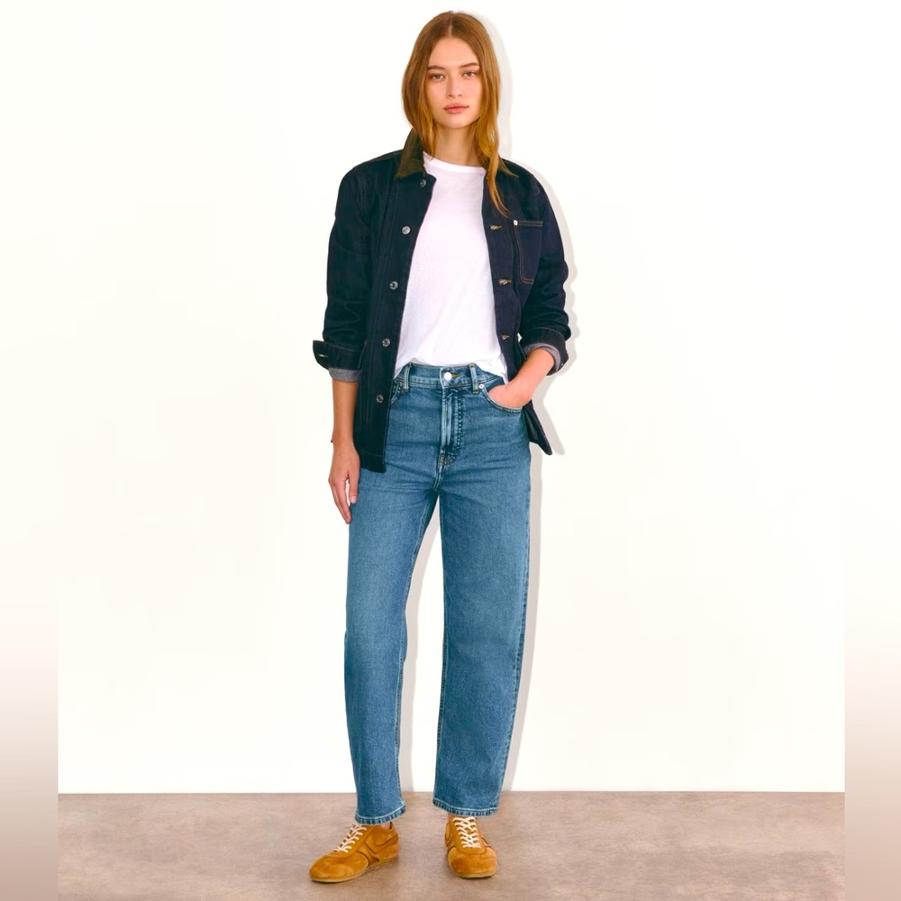 Everlane Women's Straight Leg Jeans - Blue